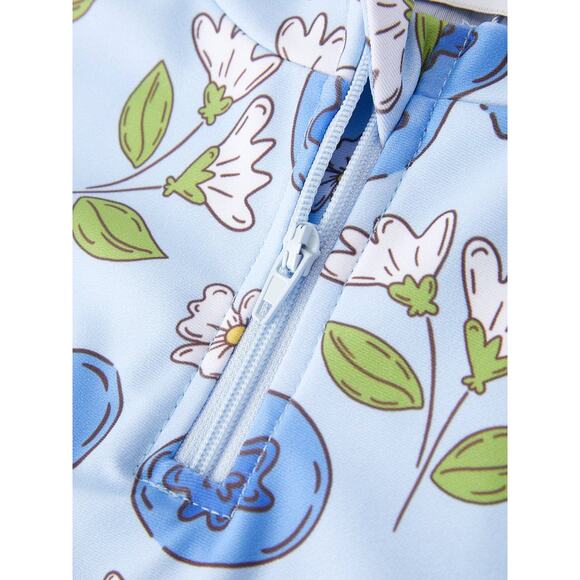 Rylee Faith Designs Girls 4T Rash Guard Swimsuit Print Long Sleeve NWT - Picture 3 of 7